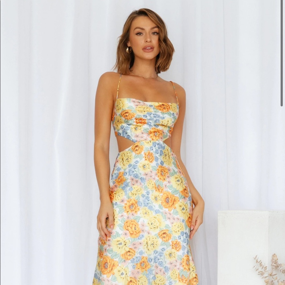 NWT Hello Molly Sunlight Snaps Midi Dress AND NWT Bra